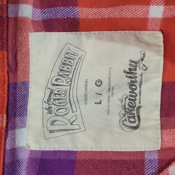 Cakeworthy Jessica Rabbit Flannel - Picture 12 of 16